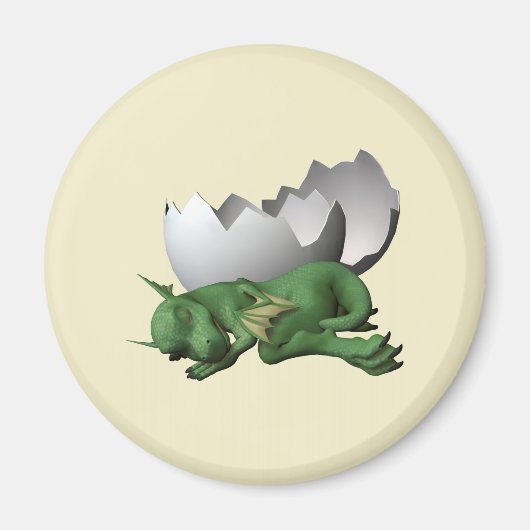 新生児のドラゴン マグネット (正面)