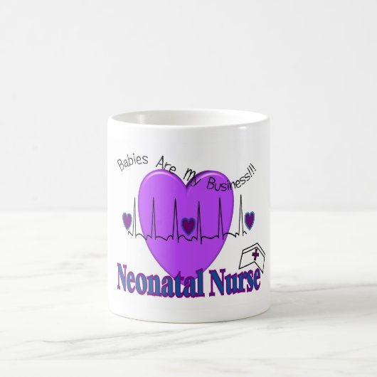 新生児のナースのギフトのアイディア--ユニークなデザイン コーヒーマグカップ (中央)