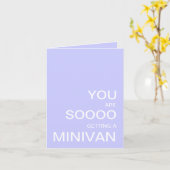 新生児のミニバンカード カード (黄色い花)