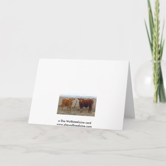 新生児のラングラー-家族への西部の新しい付加 カード (裏面)