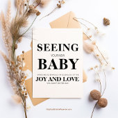 新生児の喜びと愛のカードを見る シーズンカード