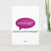 新生児の女の子の写真のピンクの発表カード 案内状 (裏面)