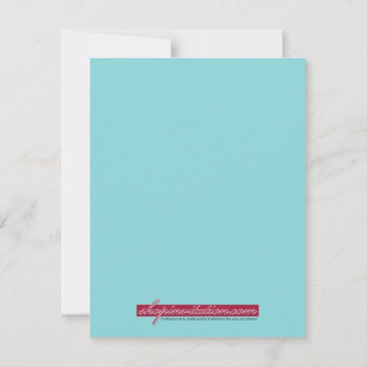 新生児の男の子の写真の平らな発表 案内状 (裏面)