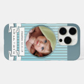 新生児の男の子の写真ママやおばあちゃん Case-Mate iPhoneケース (裏面 (横))