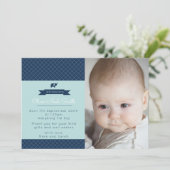 新生児の男の子の発表かサンキューカード サンキューカード (スタンド正面)