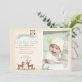 新生児の男の子の発表かサンキューカード サンキューカード (スタンド正面)