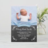 新生児の男の子の発表かサンキューカード サンキューカード (スタンド正面)
