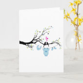 新生児の男の子、ベビーシャワーのデザイン カード (黄色い花)