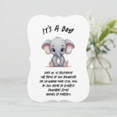 新生児の誕生を発表するカードをカスタマイズする (スタンド正面)