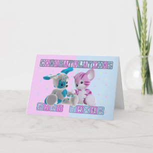 新生児はお祝いを結び付けます カード