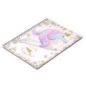 新生児または赤ちゃんシャワー贈り物スパイラル写真ノート ノートブック (左側)