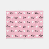 新生児や幼児に最適な贈り物» フリースブランケット (正面(横))