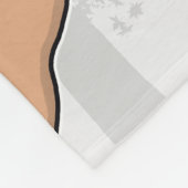 新生児カウトジカファパーソナライズされたウン フリースブランケット (角)