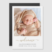 新生児カスタム着着磁石テンプレート (正面/裏面)