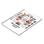 新生児カスタム11フォトコラージュ ノートブック (左側)