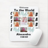 新生児カスタム11フォトコラージュ マウスパッド (マウス)