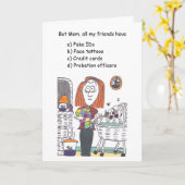 新生児カード カード (黄色い花)