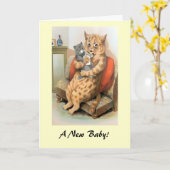 新生児カード カード (黄色い花)