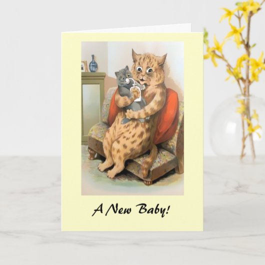 新生児カード カード (黄色い花)