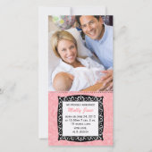 新生児カード 案内状 (正面)