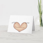 新生児ガールグリーティングカード カード (裏面)