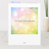 新生児ガールデザイン カード (裏面)