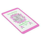 新生児ガール告知フレキシブルマグネット マグネット (右側)