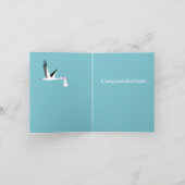 新生児ガール編集可能 カード (内部)