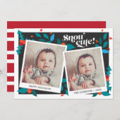 新生児キッズペットフォトカード シーズンカード (正面/裏面)