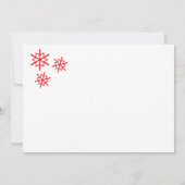 新生児クリスマスの誕生発表 案内状 (裏面)