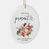 新生児クリスマス妊娠オーナメントプレゼント セラミックオーナメント (右)