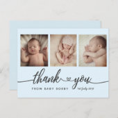 新生児サンキューカード、出産案内カード ポストカード (正面/裏面)