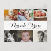 新生児サンキューフォトポストカード ポストカード (正面)