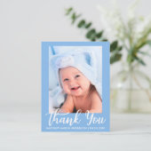 新生児サンキューブルー 案内ポストカード (スタンド正面)