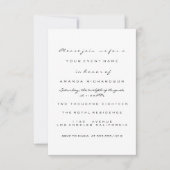 新生児シャワー女の子ピンクのバルーン自筆証書だ 招待状 (正面)