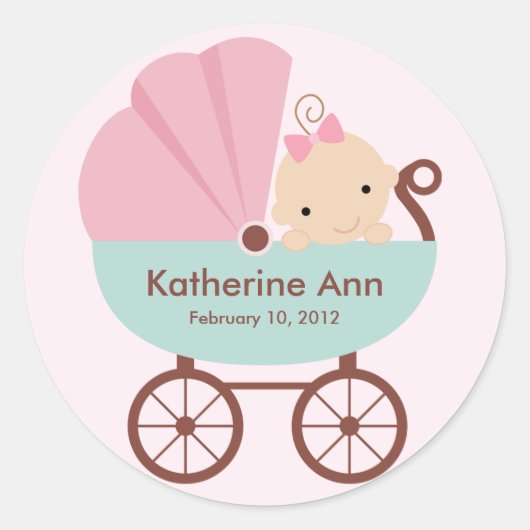 新生児シール ラウンドシール (正面)