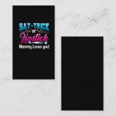 新生児ジェンダーリビールパーティーアイスホッケー美しいMom 名刺 (正面/裏面)