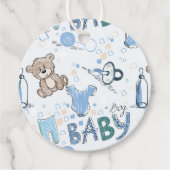 新生児テディベア フェイバータグ (正面)