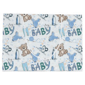 新生児テディベア ラージペーパーバッグ (裏面)