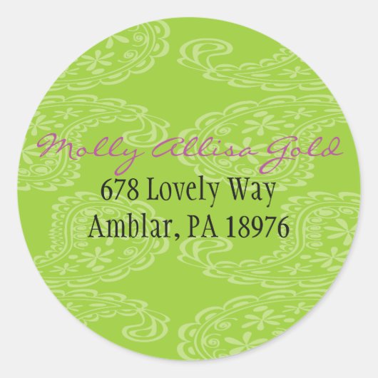 新生児トレインユダヤベビー命名招待状 ラウンドシール (正面)