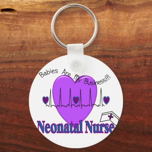 新生児ナースギフトアイディア--ユニークデザイン キーホルダー (正面)