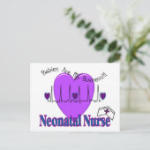 新生児ナースギフトアイディア--ユニークデザイン ポストカード (スタンド正面)