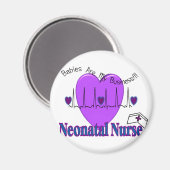 新生児ナースギフトアイディア--ユニークデザイン マグネット (正面/裏面)