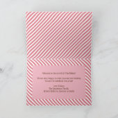 新生児パーソナライズされたガール カード (内部)