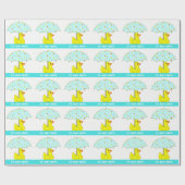 新生児パーソナライズされたギフト包装紙 ラッピングペーパー (フラット)