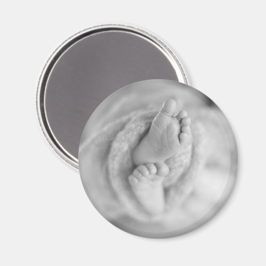 新生児フォトキープサケホームデコータイムレス マグネット (正面/裏面)