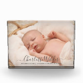 新生児フォトスクリプト名誕生の状態 フォトブロック (正面)