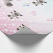 新生児プラッシュランブズラッピング紙 ラッピングペーパー (角)