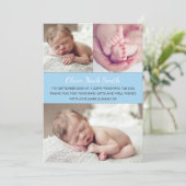 新生児ボーイの発表/サンキューカード サンキューカード (スタンド正面)