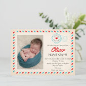 新生児ボーイの発表/サンキューカード サンキューカード (スタンド正面)